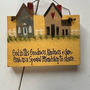 Friendship wall decor